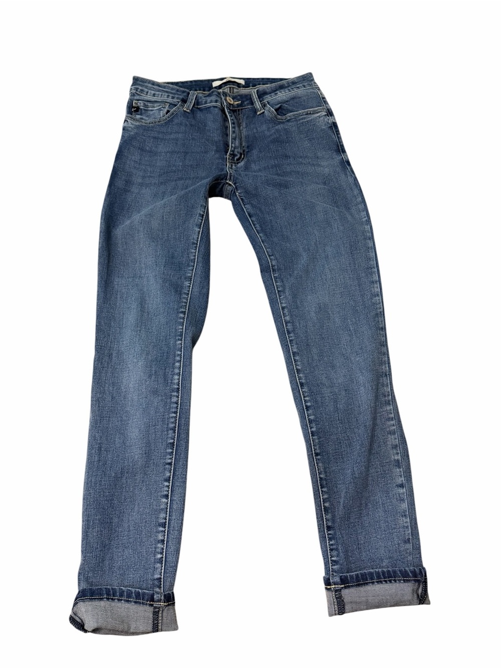 Rancan Women’s Slim Straight Blue Denim Jeans